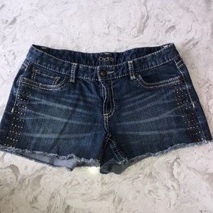 Caché bedazzled shorts size 12
